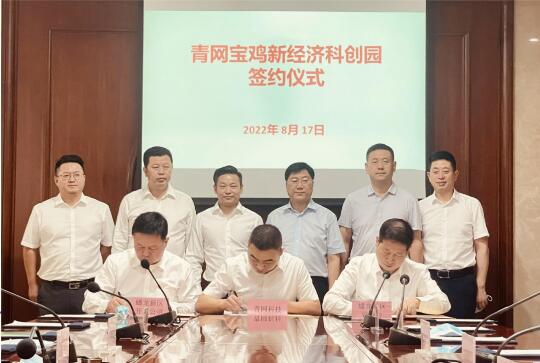 青网（宝鸡）新经济科创园项目落地落户蟠龙新区