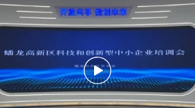 蟠龙高新区组织召开科技型企业成长体系政策培训会